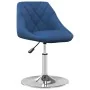 Silla de comedor giratoria 6 uds terciopelo azul de , Sillas de comedor - Ref: Foro24-3088773, Precio: 345,94 €, Descuento: %