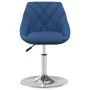 Silla de comedor giratoria 6 uds terciopelo azul de , Sillas de comedor - Ref: Foro24-3088773, Precio: 345,94 €, Descuento: %