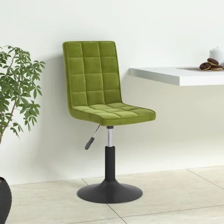 Sillas de comedor giratorias 4 uds de terciopelo verde claro de , Sillas de comedor - Ref: Foro24-3089291, Precio: 227,15 €, ...