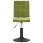 Sillas de comedor giratorias 4 uds de terciopelo verde claro de , Sillas de comedor - Ref: Foro24-3089291, Precio: 227,15 €, ...