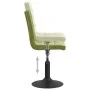 Sillas de comedor giratorias 4 uds de terciopelo verde claro de , Sillas de comedor - Ref: Foro24-3089291, Precio: 227,15 €, ...