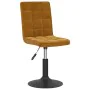 Sillas de comedor giratorias 4 uds terciopelo marrón de , Sillas de comedor - Ref: Foro24-3089287, Precio: 217,96 €, Descuent...