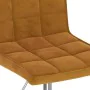 Sillas de comedor giratorias 4 uds terciopelo marrón de , Sillas de comedor - Ref: Foro24-3089287, Precio: 217,96 €, Descuent...