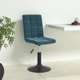 Sillas de comedor giratorias 4 uds terciopelo azul de , Sillas de comedor - Ref: Foro24-3089293, Precio: 205,22 €, Descuento: %