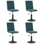 Sillas de comedor giratorias 4 uds terciopelo azul de , Sillas de comedor - Ref: Foro24-3089293, Precio: 205,22 €, Descuento: %