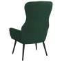 Sillón de relax con reposapiés tela verde oscuro de , Sillones - Ref: Foro24-3097434, Precio: 118,18 €, Descuento: %