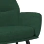 Sillón de relax con reposapiés tela verde oscuro de , Sillones - Ref: Foro24-3097434, Precio: 118,18 €, Descuento: %