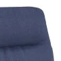 Entspannungssessel mit blauem Stoff und Fußstütze. von , Sessel - Ref: Foro24-3097567, Preis: 146,26 €, Rabatt: %