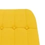 Sillón mecedora con taburete tela amarillo mostaza de , Mecedoras - Ref: Foro24-3097711, Precio: 146,56 €, Descuento: %