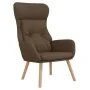 Sillón de relax con taburete tela marrón de , Sillones - Ref: Foro24-3097753, Precio: 151,31 €, Descuento: %