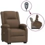 Brown fabric lift massage chair by , Electric massage chairs - Ref: Foro24-3110980, Price: 323,14 €, Discount: %