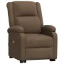 Brown fabric lift massage chair by , Electric massage chairs - Ref: Foro24-3110980, Price: 323,14 €, Discount: %