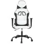 Gaming chair in white and black synthetic leather by , Gaming chairs - Ref: Foro24-3143651, Price: 118,01 €, Discount: %