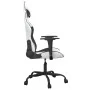 Gaming chair in white and black synthetic leather by , Gaming chairs - Ref: Foro24-3143651, Price: 118,01 €, Discount: %