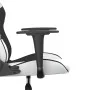 Gaming chair in white and black synthetic leather by , Gaming chairs - Ref: Foro24-3143651, Price: 118,01 €, Discount: %