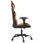 Silla gaming cuero sintético negro y naranja de , Sillones para videojuegos - Ref: Foro24-3143647, Precio: 107,31 €, Descuent...
