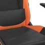 Silla gaming cuero sintético negro y naranja de , Sillones para videojuegos - Ref: Foro24-3143647, Precio: 107,31 €, Descuent...