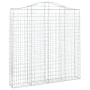 Gabionenkörbe 8 Stück Bogenform Eisen 200x30x200/220 cm von , Töpfe und Pflanzgefäße - Ref: Foro24-3145541, Preis: 980,17 €, ...