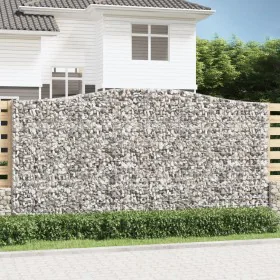 Cestas de gaviones 7 uds forma de arco hierro 400x50x200/220 cm de , Maceteros y jardineras - Ref: Foro24-3146026, Precio: 1,...
