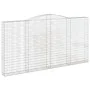 Gabion baskets 6 units arch shape iron 400x30x200/220 cm by , Pots and planters - Ref: Foro24-3146935, Price: 1,00 €, Discoun...