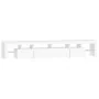 Mueble de TV con luces LED blanco 230x36,5x40 cm de , Muebles TV - Ref: Foro24-3152786, Precio: 184,31 €, Descuento: %