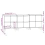 Display cabinets 3 units plywood gray concrete 60x35x70 cm by , Sideboards - Ref: Foro24-3185771, Price: 208,20 €, Discount: %
