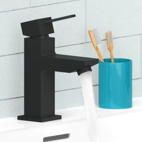 EISL Grifo monomando de lavabo CALVINO negro mate de , Grifos - Ref: Foro24-446488, Precio: 83,70 €, Descuento: %