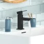 EISL Grifo monomando de lavabo CALVINO negro mate de , Grifos - Ref: Foro24-446488, Precio: 83,70 €, Descuento: %