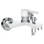 EISL Grifo monomando de baño DIZIANI cromado blanco de , Grifos - Ref: Foro24-446483, Precio: 73,22 €, Descuento: %