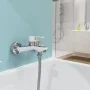EISL Grifo monomando de baño DIZIANI cromado blanco de , Grifos - Ref: Foro24-446483, Precio: 73,22 €, Descuento: %