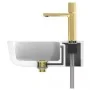 SCHÜTTE Grifo monomando de lavabo NEW YORK dorado mate de , Grifos - Ref: Foro24-446550, Precio: 112,23 €, Descuento: %