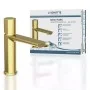 SCHÜTTE Grifo monomando de lavabo NEW YORK dorado mate de , Grifos - Ref: Foro24-446550, Precio: 112,23 €, Descuento: %