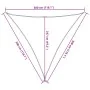 Toldo de vela terracota HDPE 160 g/m² 3x3x3 m de , Sombrillas - Ref: Foro24-311362, Precio: 20,64 €, Descuento: %