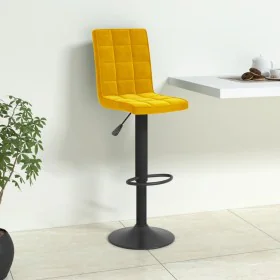 Küchenhocker aus senfgelbem Samt von , Küchenhocker - Ref: Foro24-335759, Preis: 83,55 €, Rabatt: %