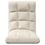 Silla de suelo plegable de tela crema de , Sillas de suelo - Ref: Foro24-336586, Precio: 72,66 €, Descuento: %