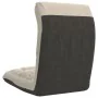 Folding floor chair in cream fabric by , Floor chairs - Ref: Foro24-336586, Price: 72,66 €, Discount: %
