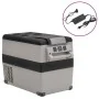 Nevera con asa y adaptador PP y PE negro y gris 35 L de , Neveras - Ref: Foro24-3154641, Precio: 435,77 €, Descuento: %