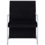 Armchair with chrome legs and black velvet by , Armchairs - Ref: Foro24-282157, Price: 90,94 €, Discount: %