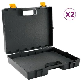 Maletines para máquinas con espuma goma 2 uds polipropileno de , Juegos de herramientas manuales - Ref: Foro24-151835, Precio...