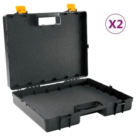 Maletines para máquinas con espuma goma 2 uds polipropileno de , Juegos de herramientas manuales - Ref: Foro24-151835, Precio...
