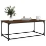 Mesa de centro madera y hierro roble marrón 102x50x40 cm de , Mesas de centro - Ref: Foro24-823301, Precio: 47,34 €, Descuent...