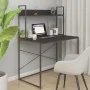 Escritorio de ordenador madera de ingeniería negro 110x60x138cm de , Escritorios - Ref: Foro24-30204, Precio: 102,83 €, Descu...