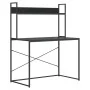 Escritorio de ordenador madera de ingeniería negro 110x60x138cm de , Escritorios - Ref: Foro24-30204, Precio: 102,83 €, Descu...