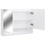 Armario de baño con espejo MDF blanco 80x15x60 cm de vidaXL, Tocadores de baño - Ref: Foro24-323604, Precio: 135,33 €, Descue...