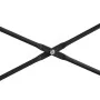 Escritorio de ordenador madera de ingeniería negro 110x60x138cm de , Escritorios - Ref: Foro24-30204, Precio: 102,83 €, Descu...