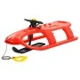 Trineo con volante polipropileno rojo 102,5x40x23 cm de , Trineos - Ref: Foro24-93725, Precio: 71,79 €, Descuento: %