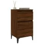 Mesita de noche color roble marrón 40x35x70 cm de , Mesitas de noche - Ref: Foro24-819722, Precio: 48,32 €, Descuento: %