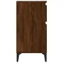 Mesita de noche color roble marrón 40x35x70 cm de , Mesitas de noche - Ref: Foro24-819722, Precio: 48,32 €, Descuento: %