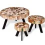 Set aus 3 massiven recycelten Holz-Couchtischen von , Couchtisch - Ref: Foro24-244229, Preis: 336,49 €, Rabatt: %