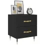 Mesita de noche madera de ingeniería negro 40x35x47,5 cm de , Mesitas de noche - Ref: Foro24-827262, Precio: 54,70 €, Descuen...